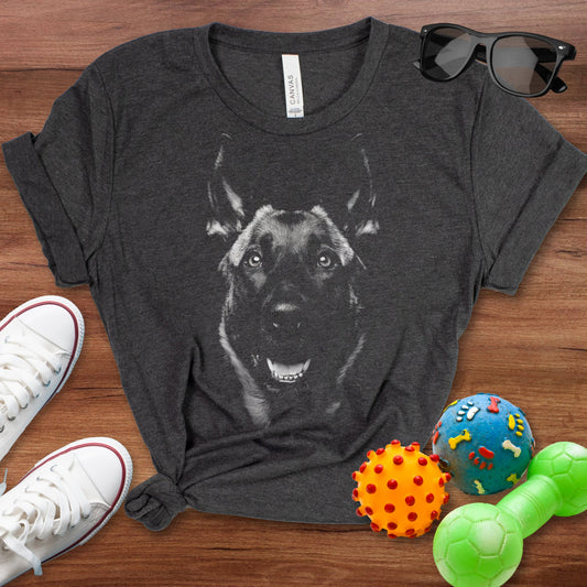 Belgian Malinois Silhouette Shirt - The Pawsitive Initiative