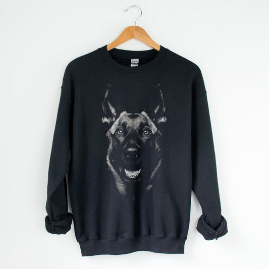 Belgian Malinois Silhouette Sweatshirt - The Pawsitive Initiative