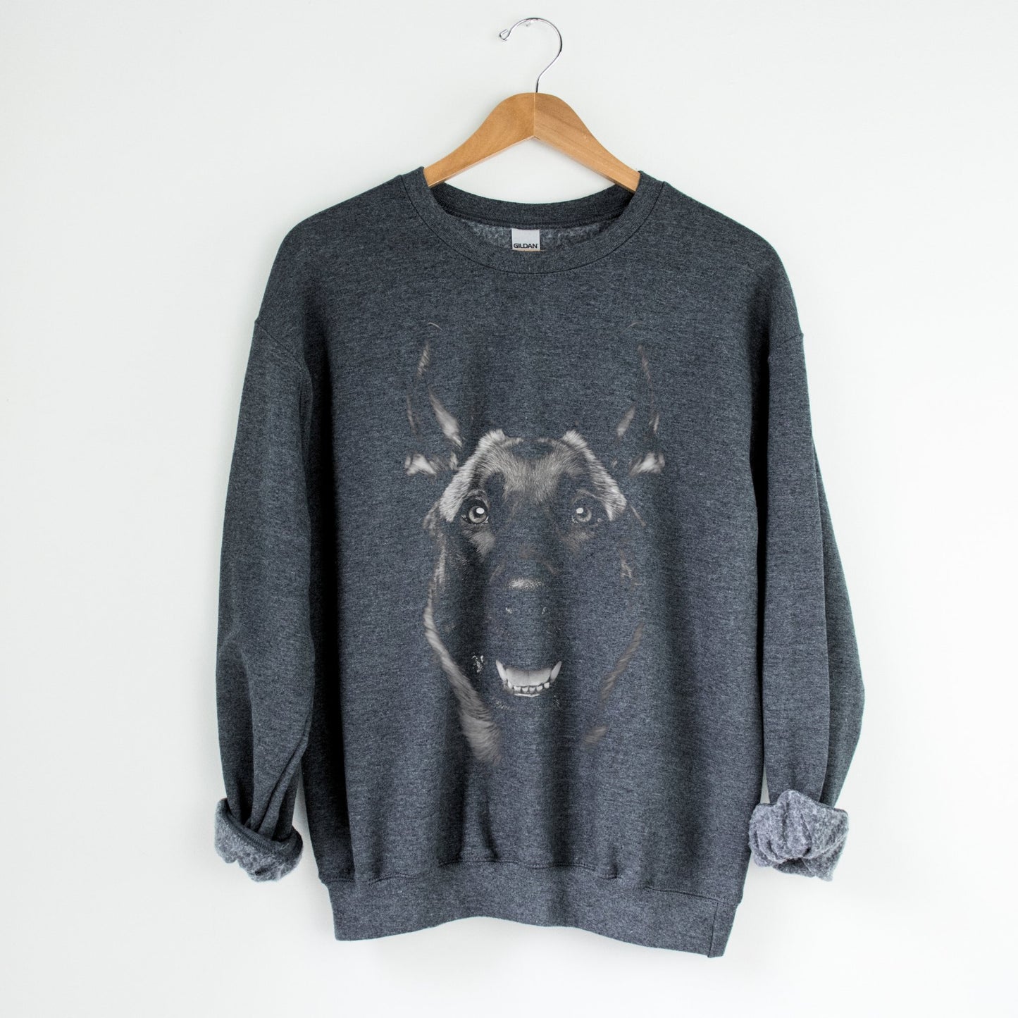 Belgian Malinois Silhouette Sweatshirt - The Pawsitive Initiative