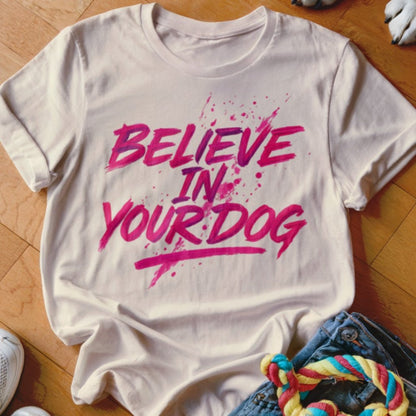 Believe In Your Dog Shirt - The Pawsitive Initiative