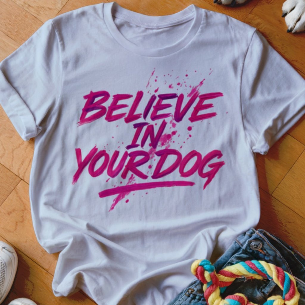 Believe In Your Dog Shirt - The Pawsitive Initiative