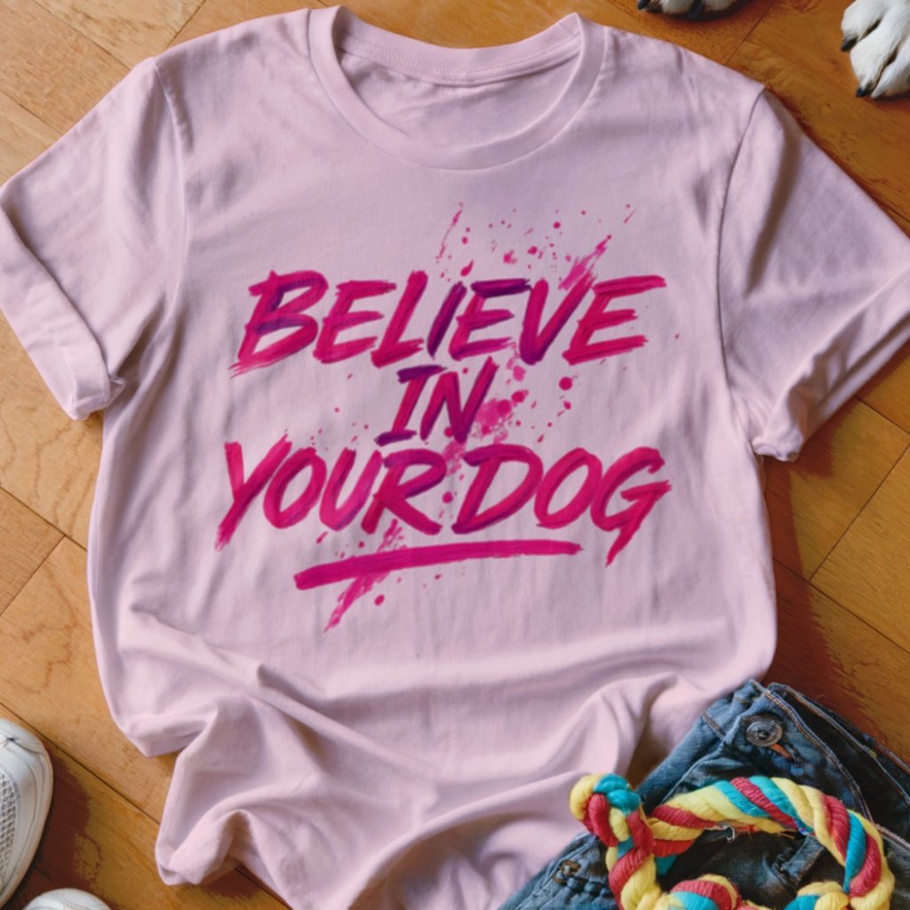 Believe In Your Dog Shirt - The Pawsitive Initiative