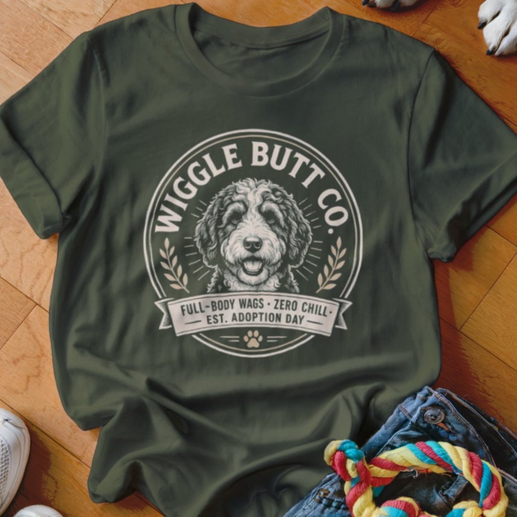 Bernedoodle Wiggle Butt Co Shirt - The Pawsitive Initiative