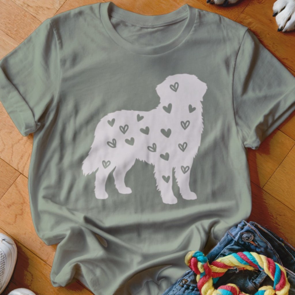 Bernese Mountain Dog Hearts Shirt - The Pawsitive Initiative