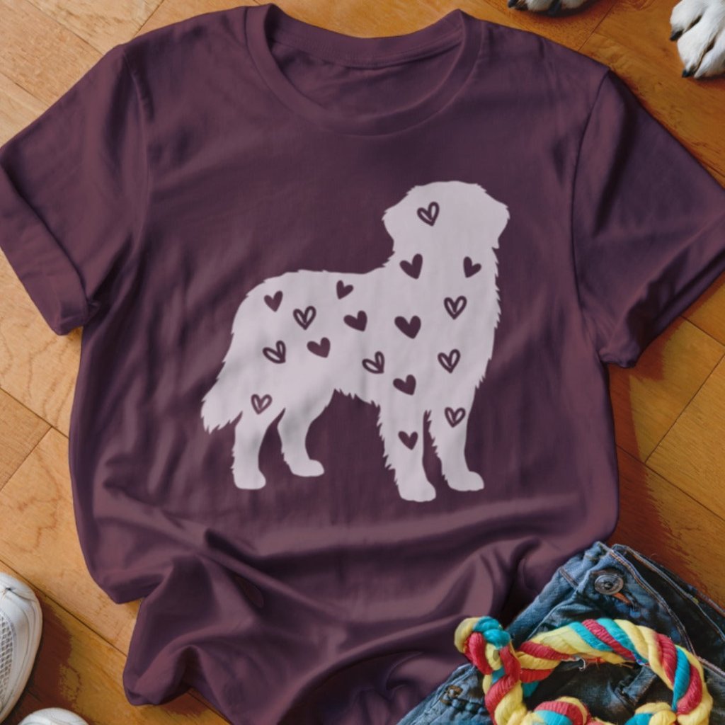 Bernese Mountain Dog Hearts Shirt - The Pawsitive Initiative