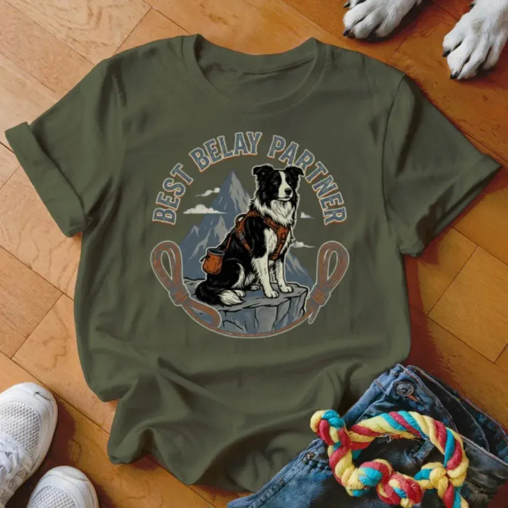 Best Belay Partner Shirt - The Pawsitive Initiative