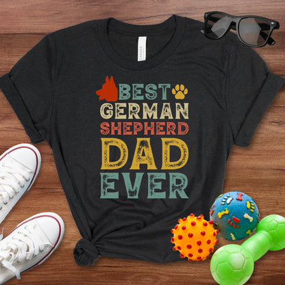 Best German Shepherd Dad Shirt - The Pawsitive Initiative