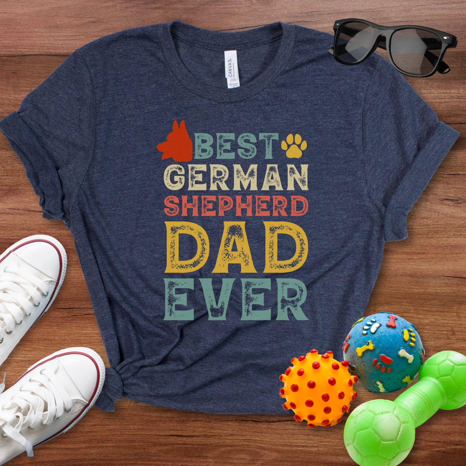 Best German Shepherd Dad Shirt - The Pawsitive Initiative