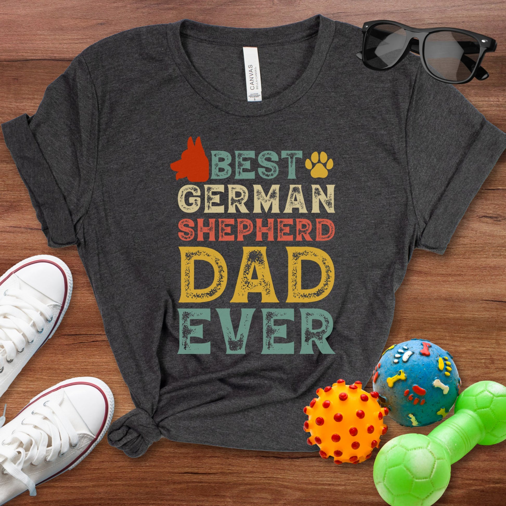 Best German Shepherd Dad Shirt - The Pawsitive Initiative