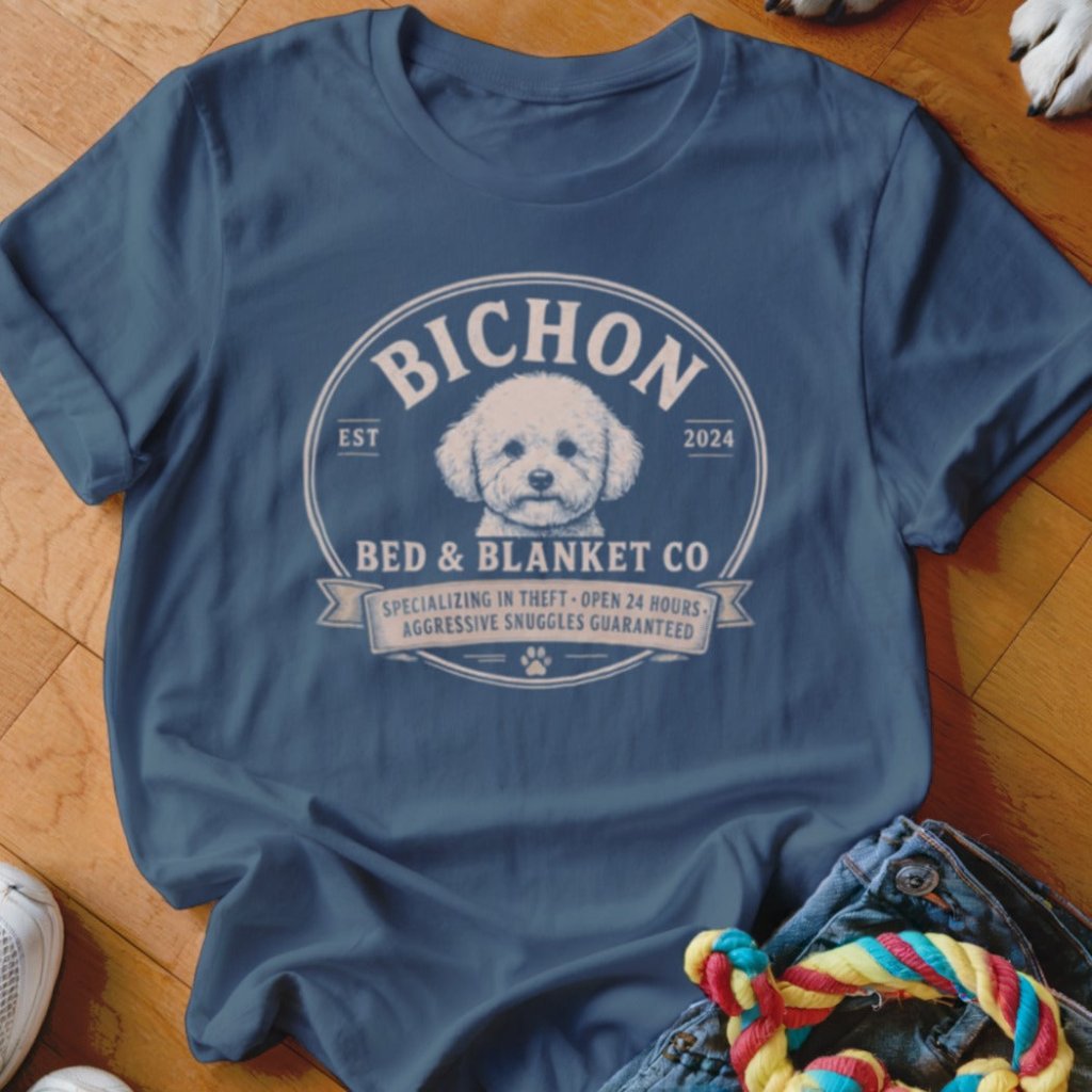 Bichon Frise Bed & Blanket Co Shirt - The Pawsitive Initiative
