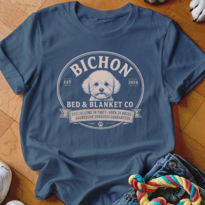 Bichon Frise Bed & Blanket Co Shirt - The Pawsitive Initiative