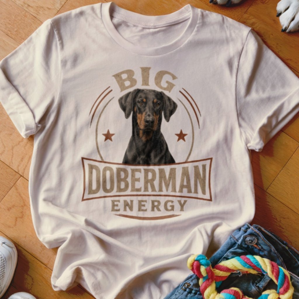 Big Doberman Energy Shirt - The Pawsitive Initiative
