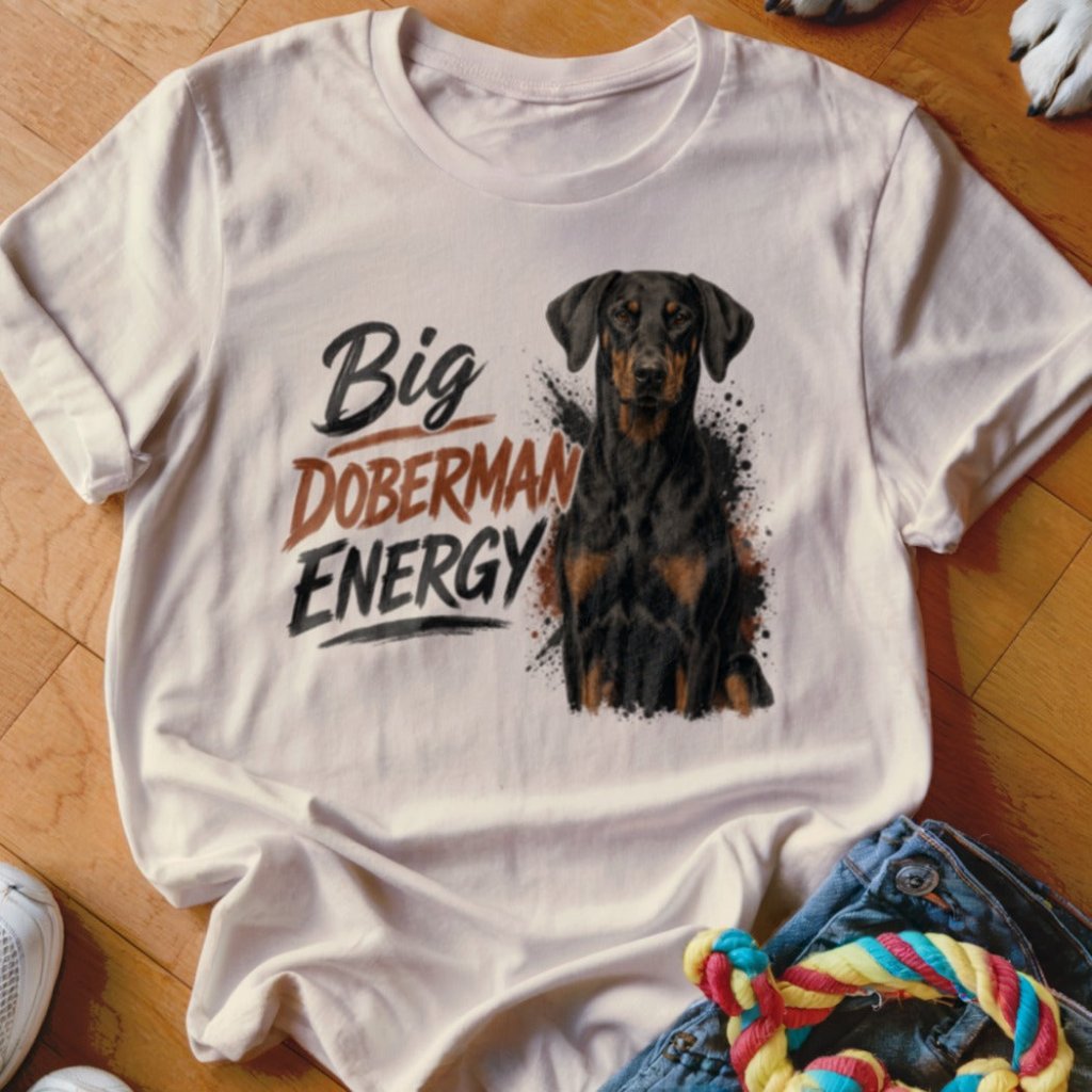 Big Doberman Energy Shirt - The Pawsitive Initiative