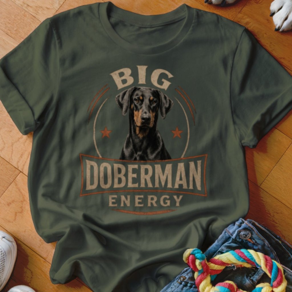 Big Doberman Energy Shirt - The Pawsitive Initiative