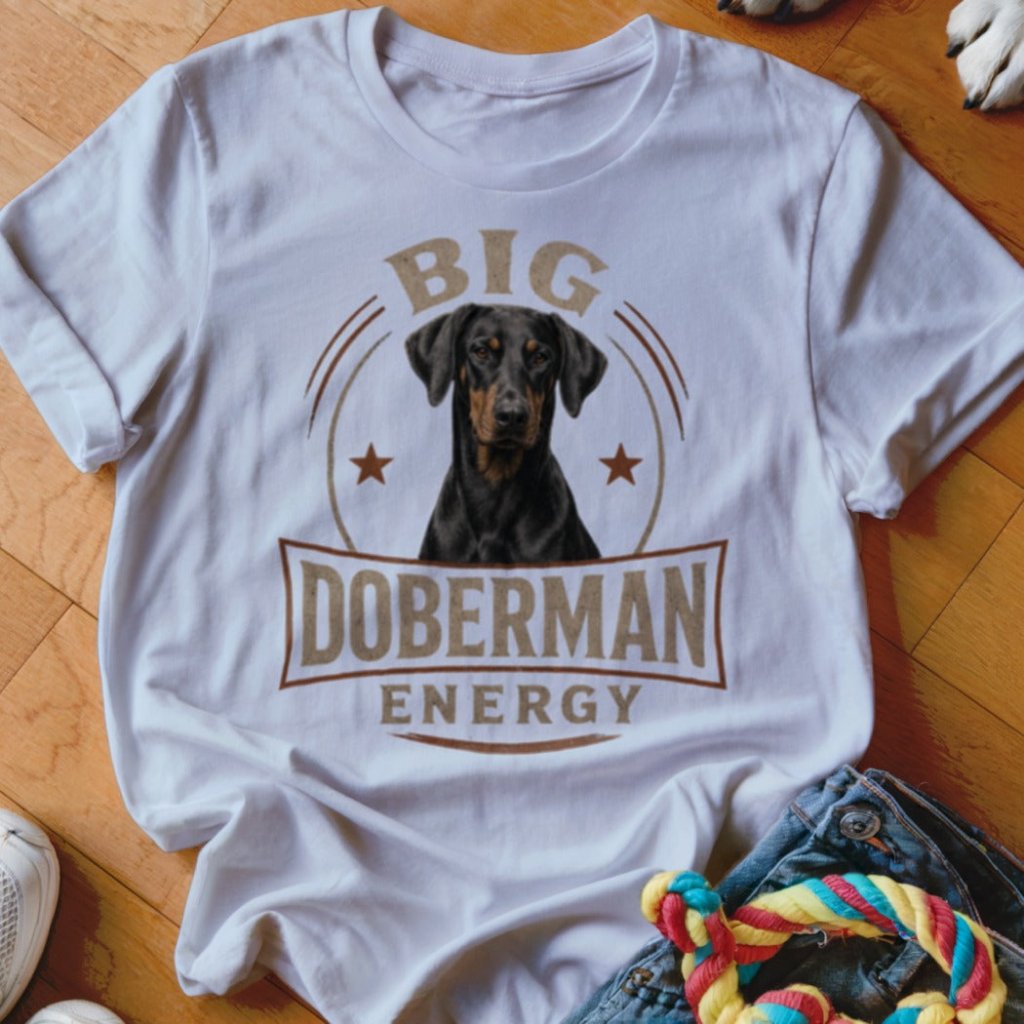 Big Doberman Energy Shirt - The Pawsitive Initiative