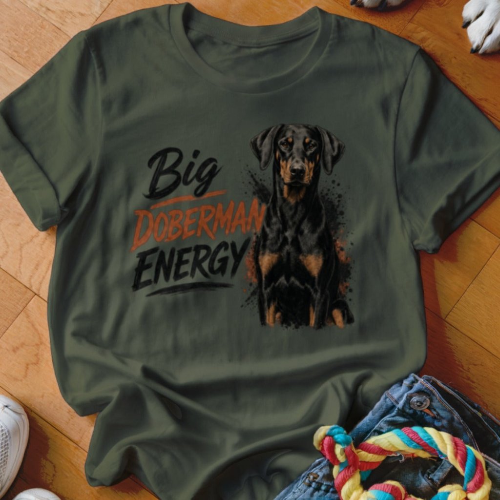Big Doberman Energy Shirt - The Pawsitive Initiative