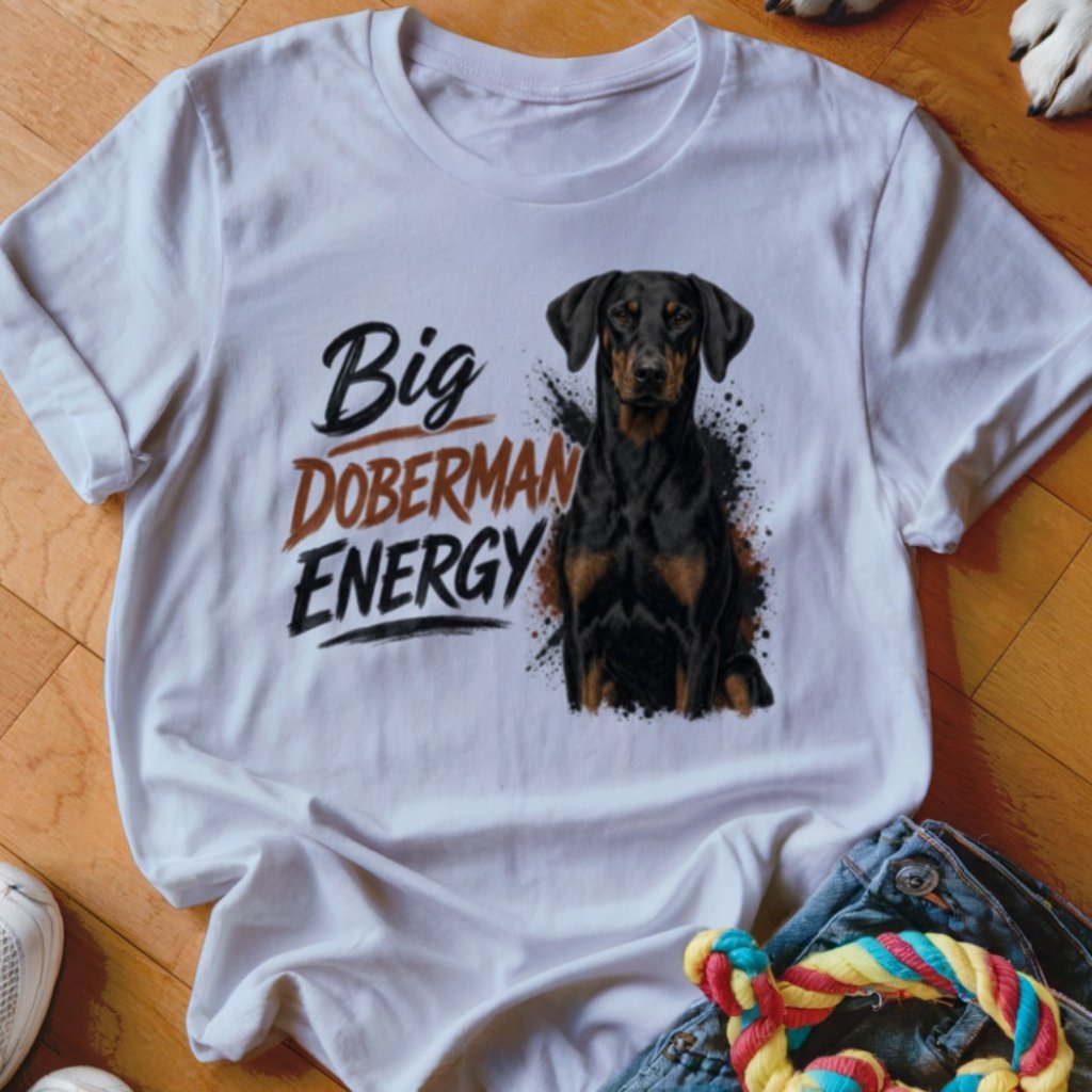 Big Doberman Energy Shirt - The Pawsitive Initiative