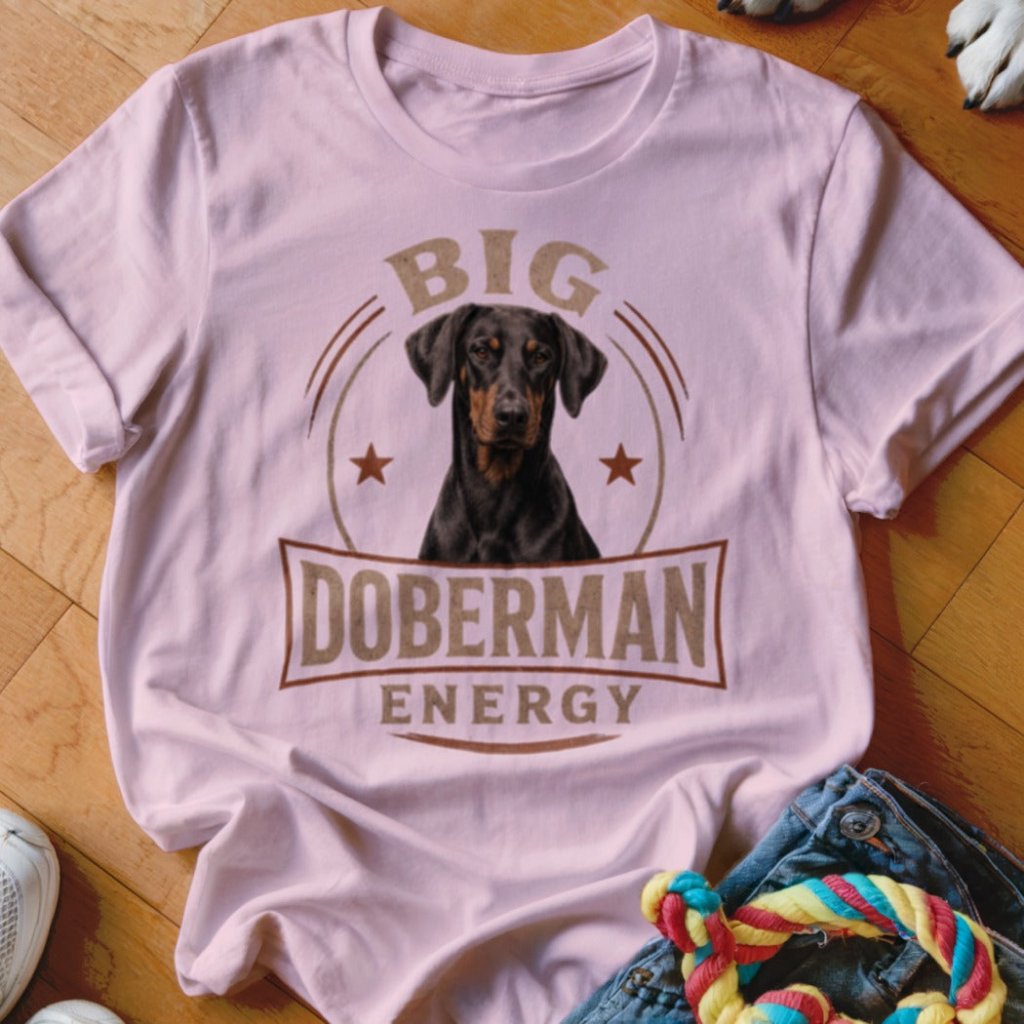 Big Doberman Energy Shirt - The Pawsitive Initiative