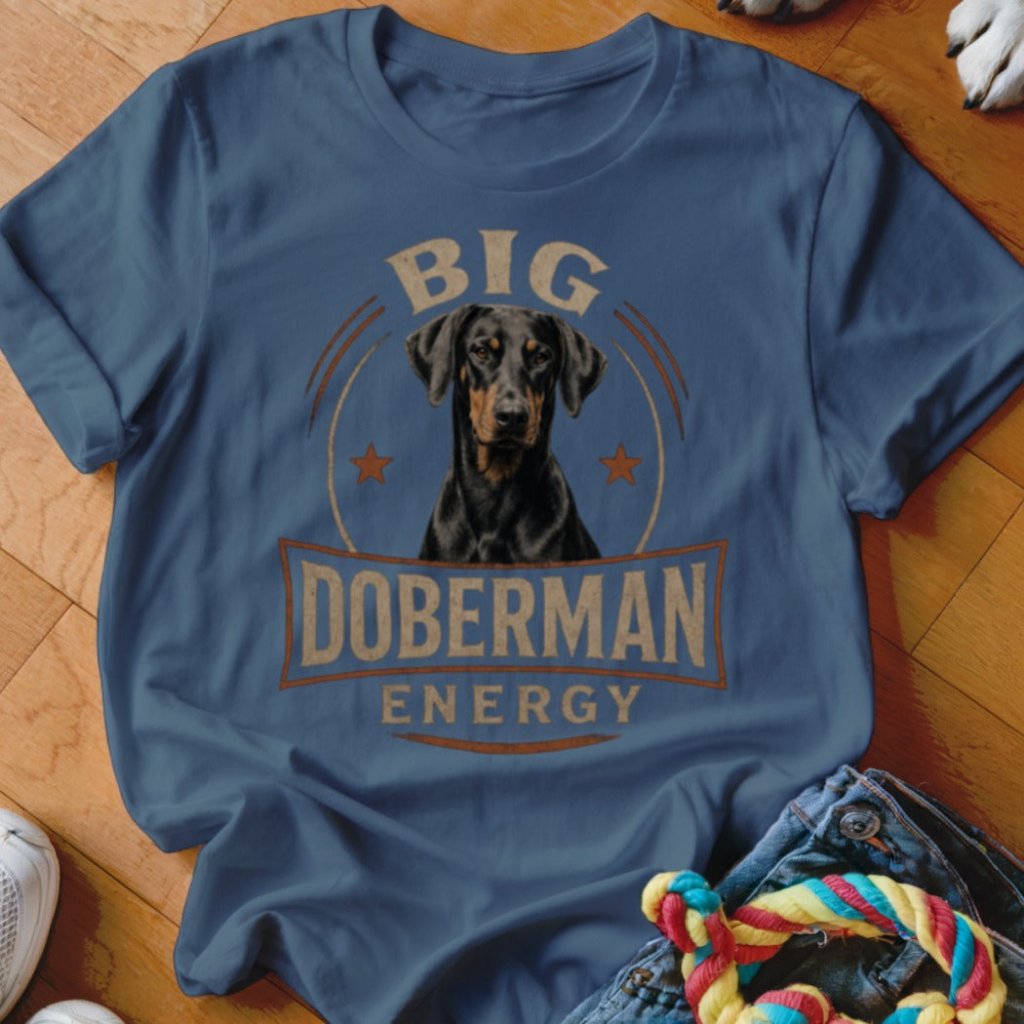 Big Doberman Energy Shirt - The Pawsitive Initiative