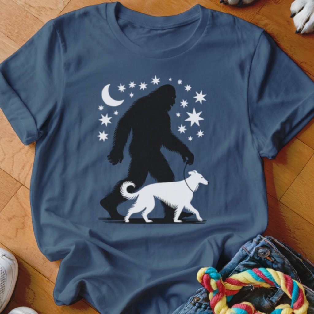 Bigfoot Borzoi Shirt - The Pawsitive Initiative