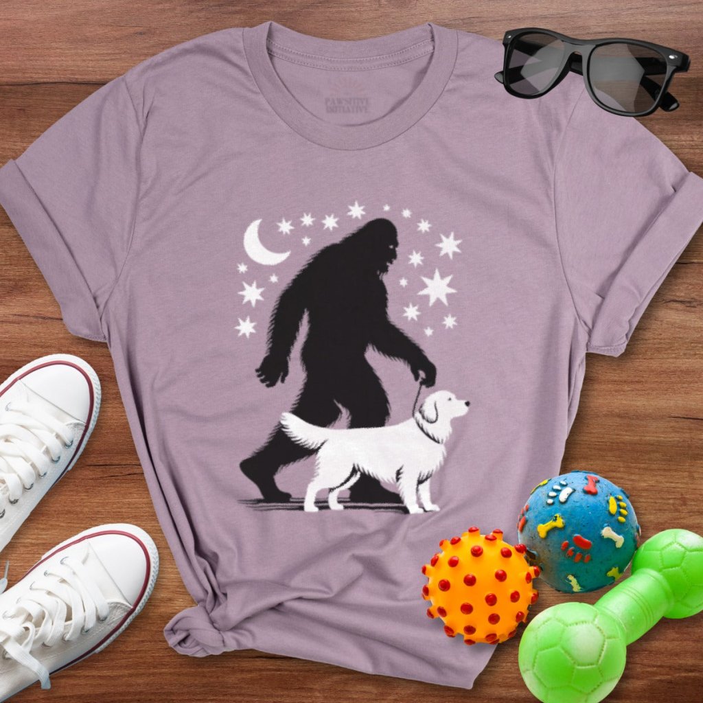 Bigfoot Golden Shirt - The Pawsitive Initiative