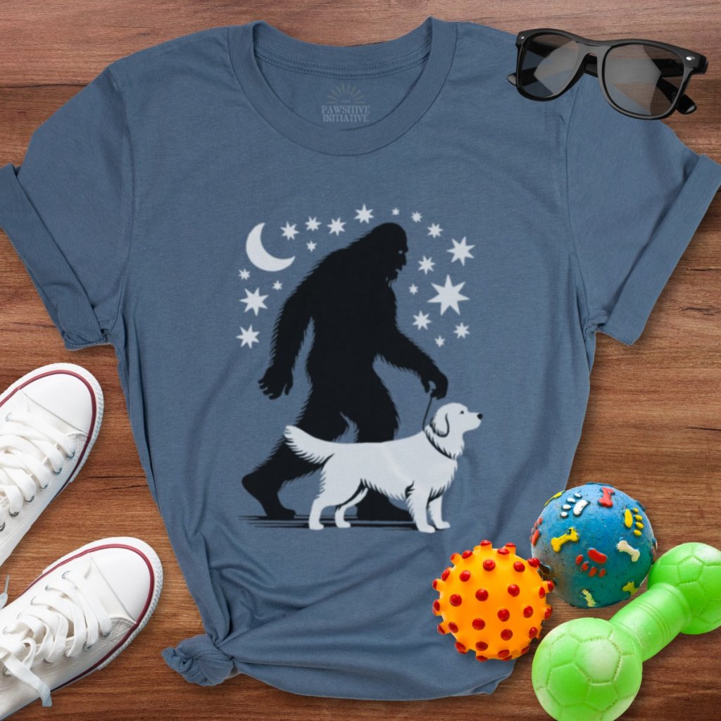 Bigfoot Golden Shirt - The Pawsitive Initiative