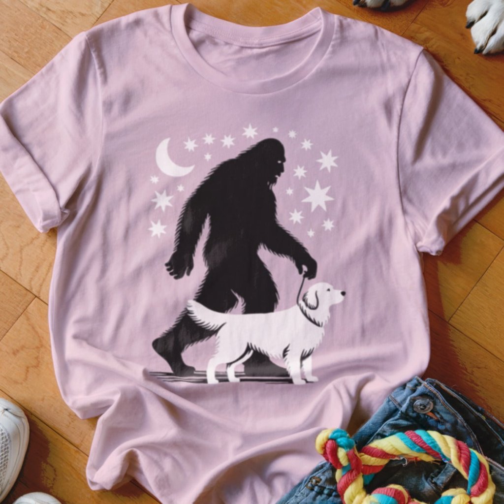 Bigfoot Golden Shirt - The Pawsitive Initiative