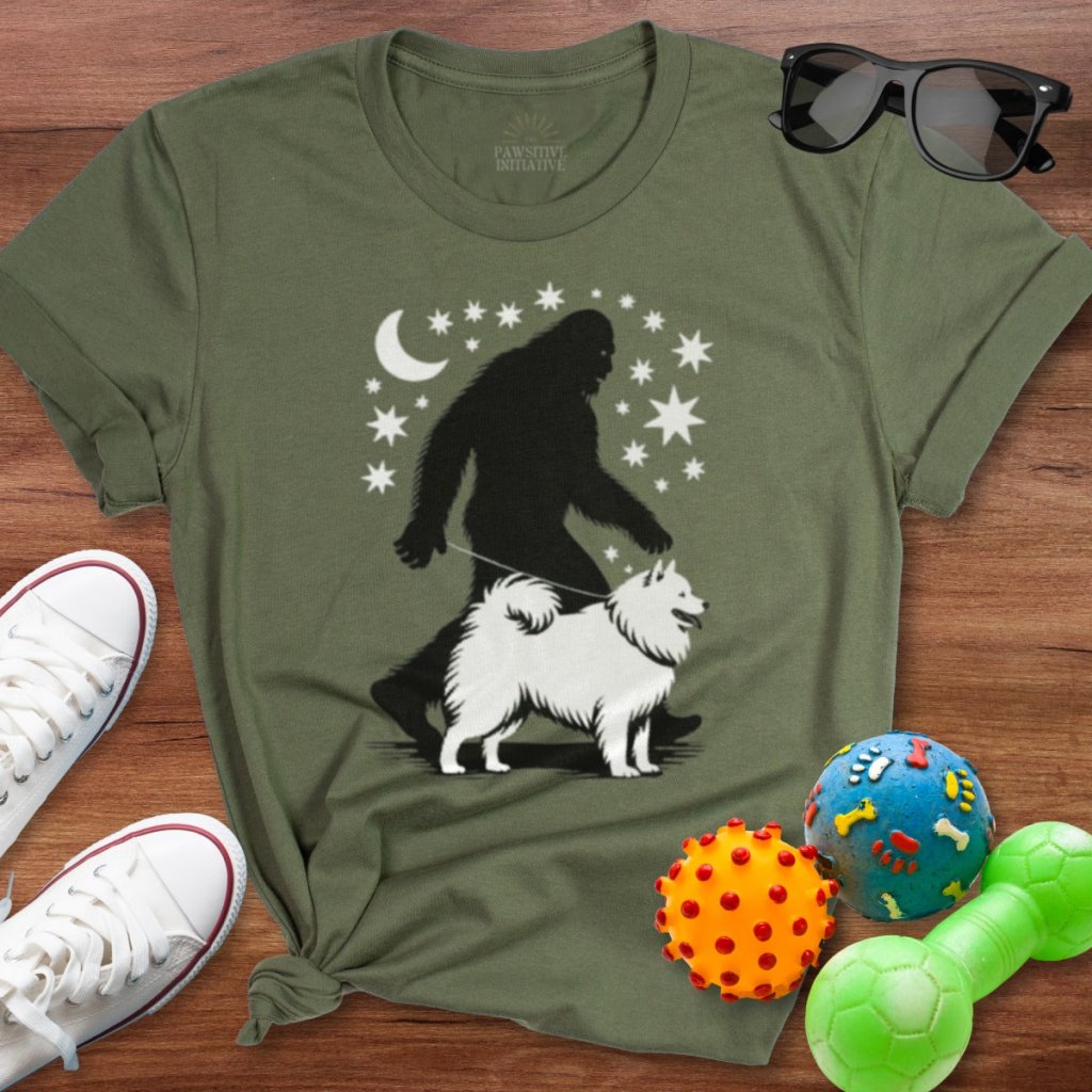 Bigfoot Samoyed Shirt - The Pawsitive Initiative