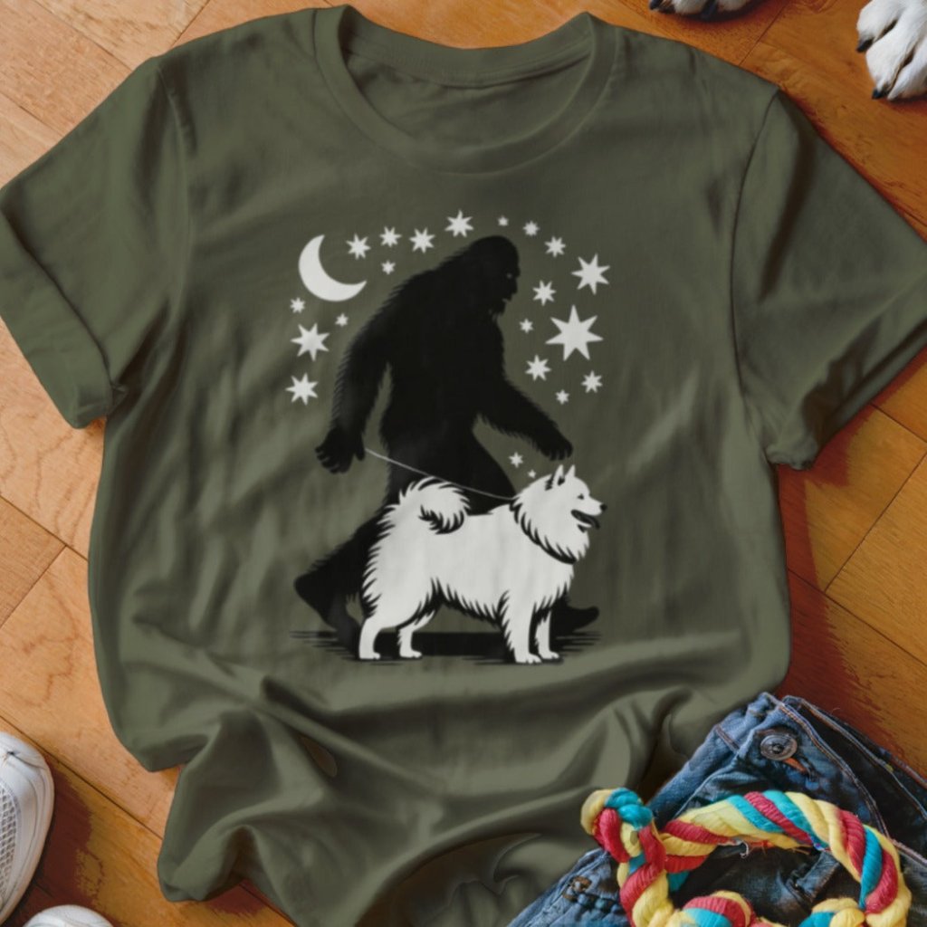 Bigfoot Samoyed Shirt - The Pawsitive Initiative