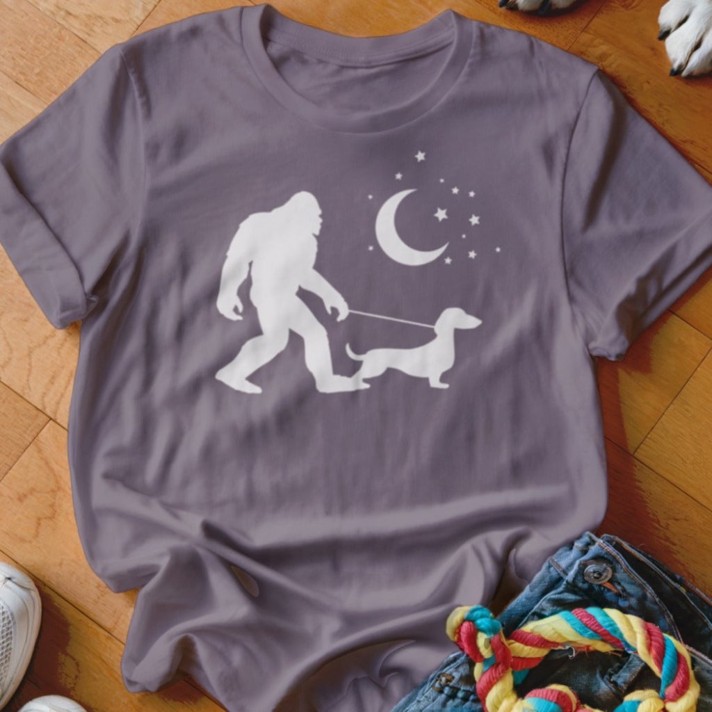 Bigfoot Walking Doxie Shirt - The Pawsitive Initiative