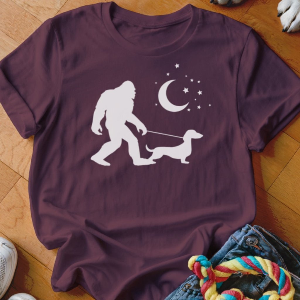 Bigfoot Walking Doxie Shirt - The Pawsitive Initiative