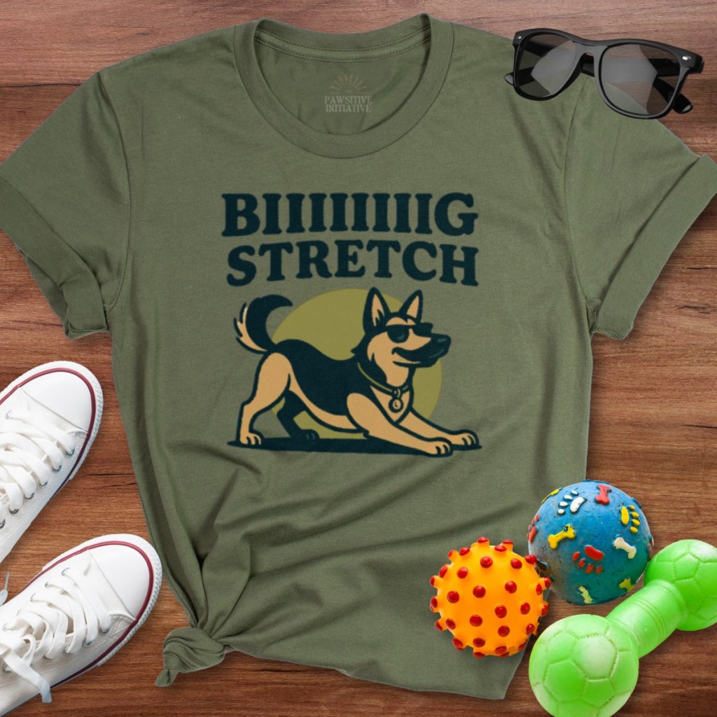 Biiiiig Stretch Shirt - The Pawsitive Initiative