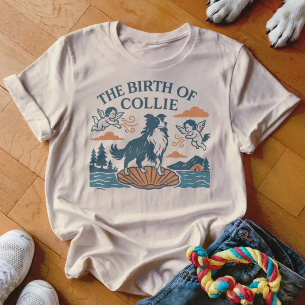 Birth of Collie Shirt - The Pawsitive Initiative