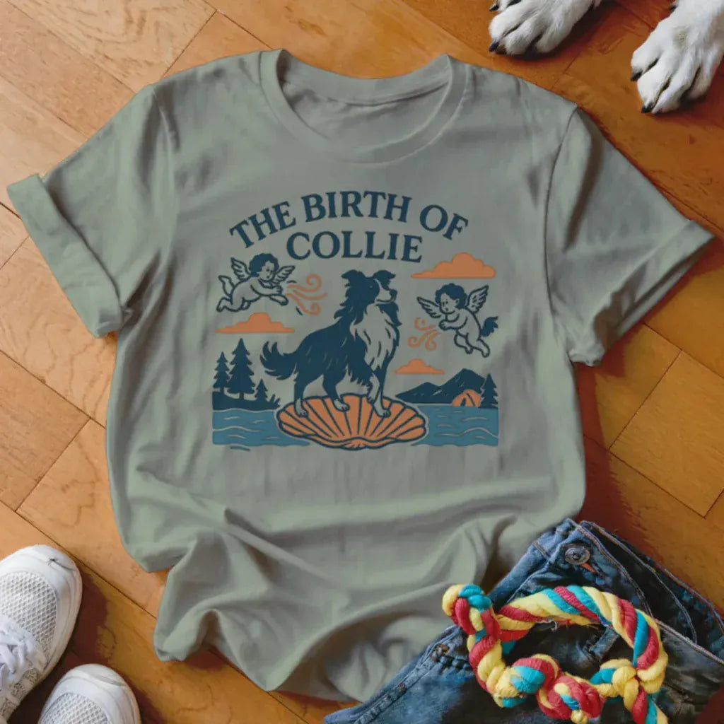 Birth of Collie Shirt - The Pawsitive Initiative