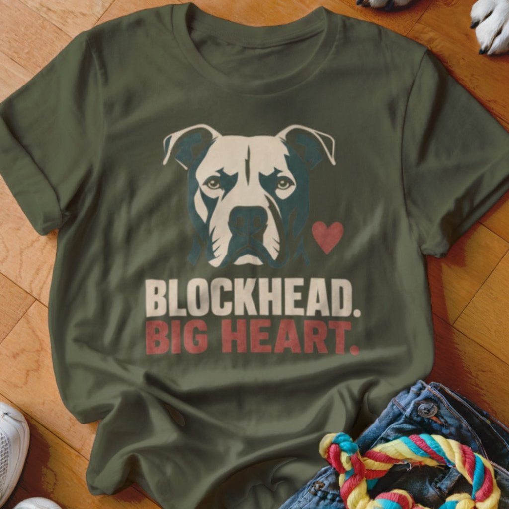 Blockhead Big Heart Shirt - The Pawsitive Initiative