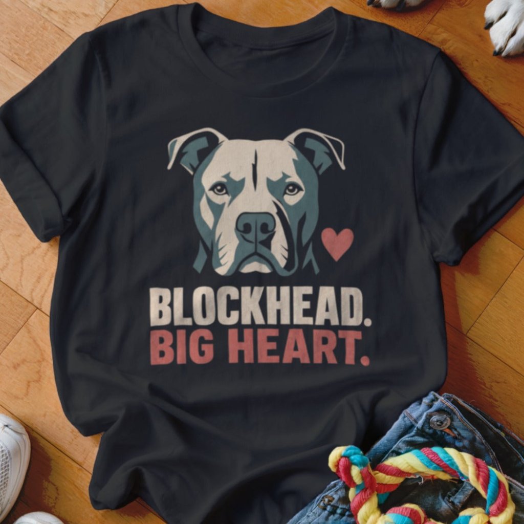 Blockhead Big Heart Shirt - The Pawsitive Initiative