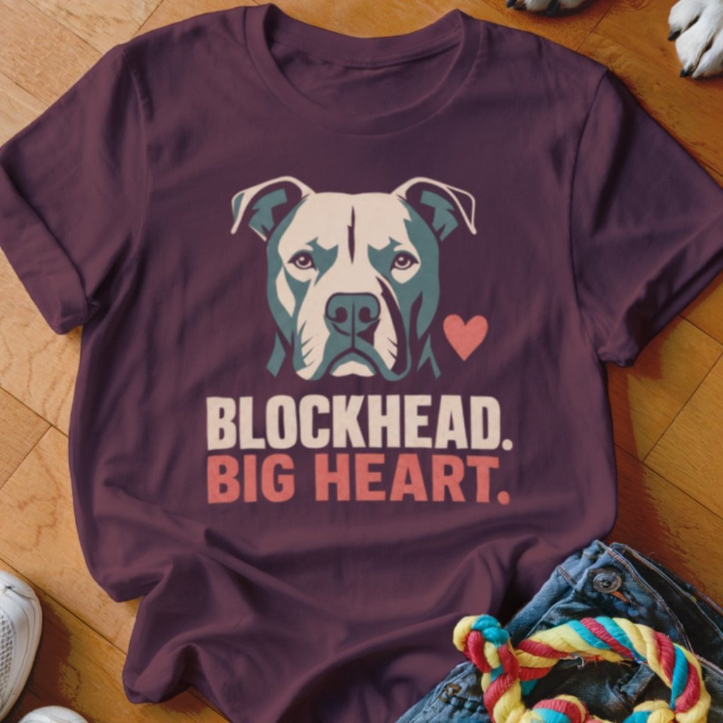 Blockhead Big Heart Shirt - The Pawsitive Initiative
