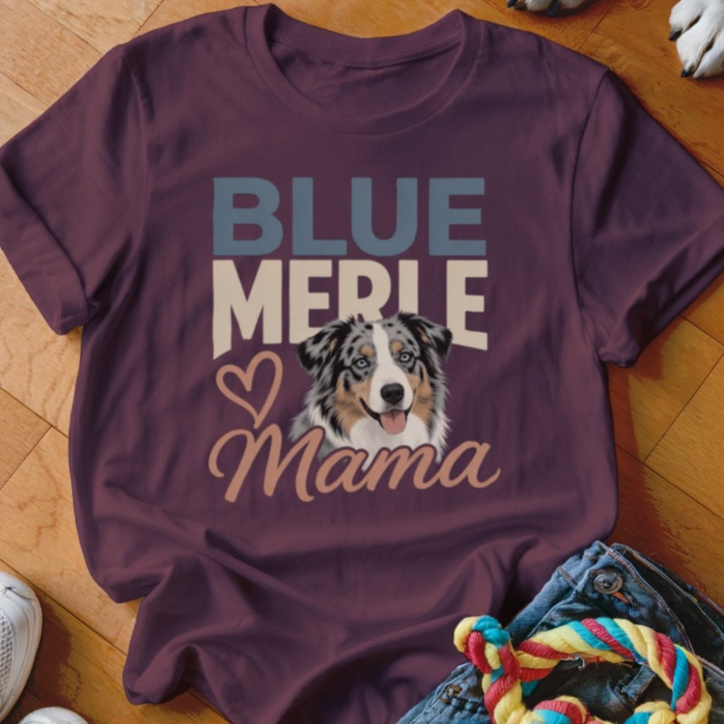 Blue Merle Mama Shirt - The Pawsitive Initiative