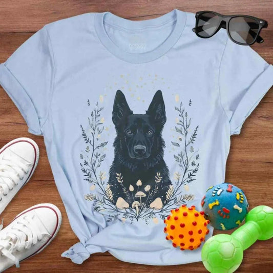 Bohemian Black Shepherd Shirt - The Pawsitive Initiative