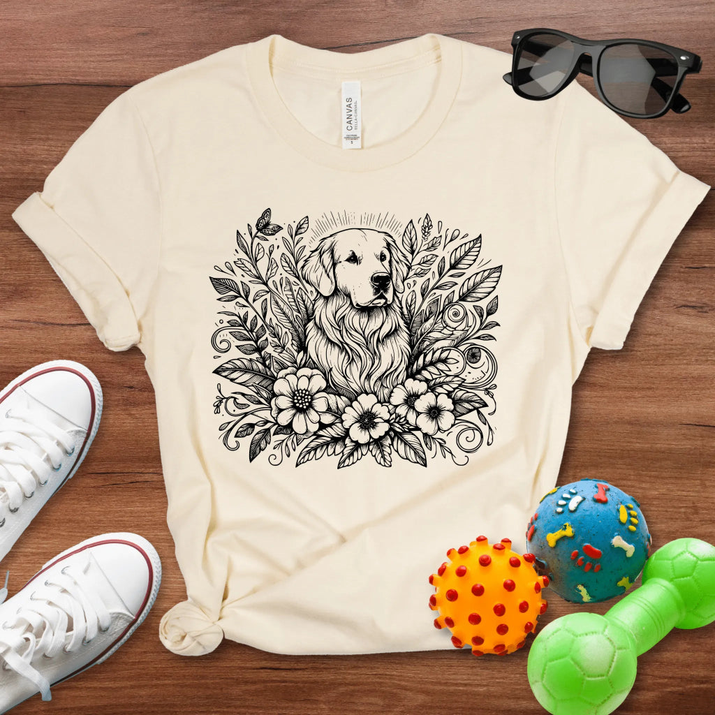 Bohemian Golden Retriever Shirt - The Pawsitive Initiative