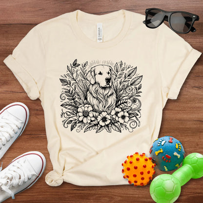 Bohemian Golden Retriever Shirt - The Pawsitive Initiative