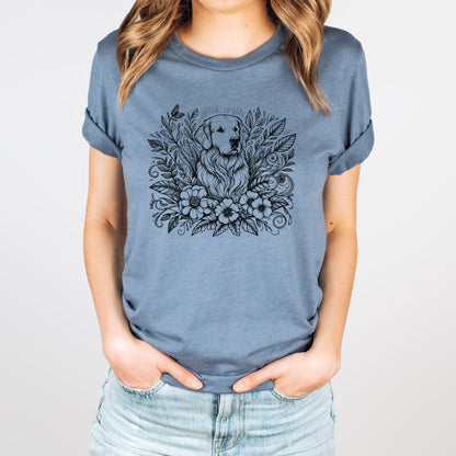 Bohemian Golden Retriever Shirt - The Pawsitive Initiative