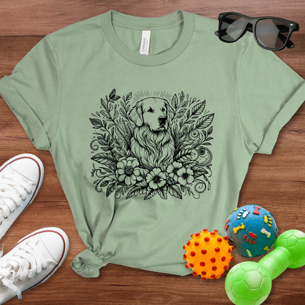 Bohemian Golden Retriever Shirt - The Pawsitive Initiative