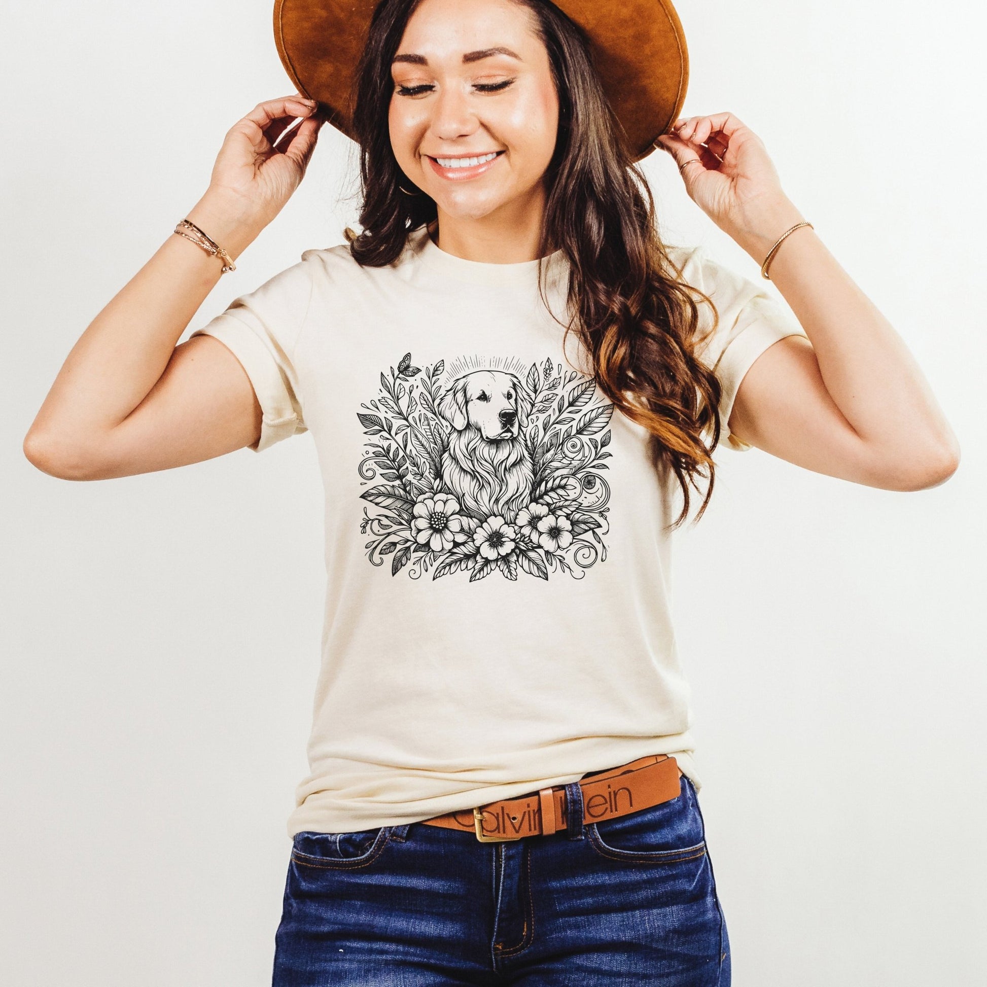 Bohemian Golden Retriever Shirt - The Pawsitive Initiative