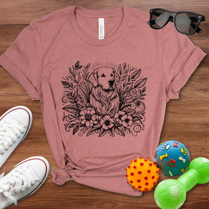 Bohemian Golden Retriever Shirt - The Pawsitive Initiative