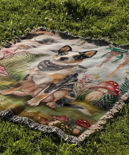 Boho Blue Heeler Blanket - The Pawsitive Initiative