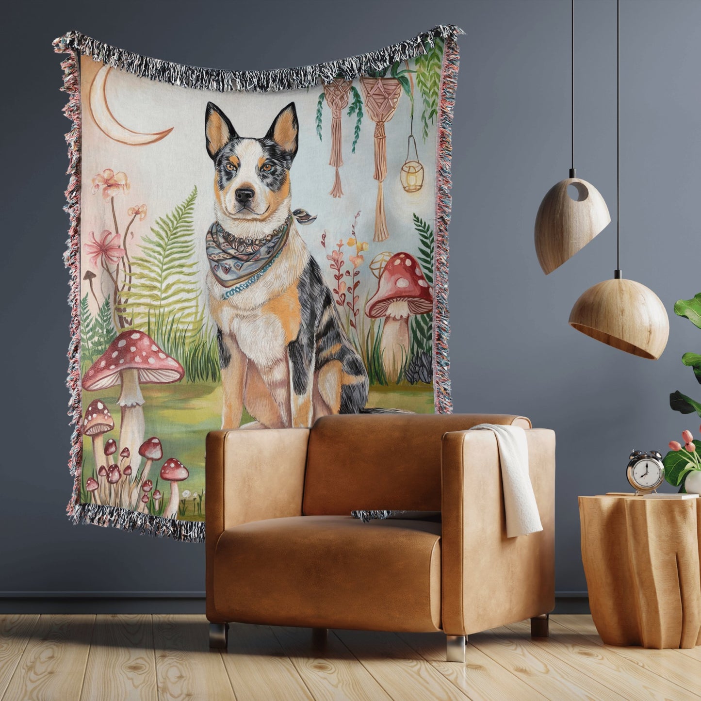 Boho Blue Heeler Blanket - The Pawsitive Initiative