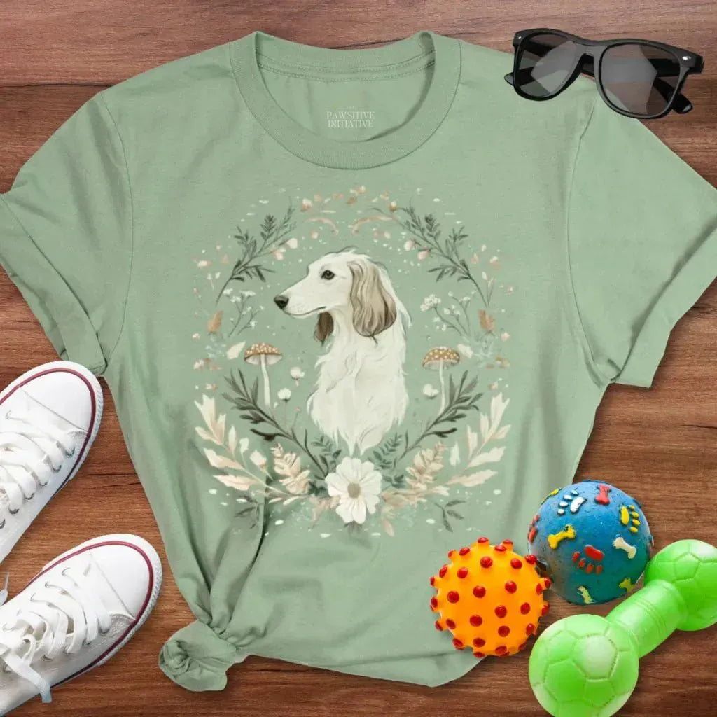 Boho Borzoi Shirt - The Pawsitive Initiative
