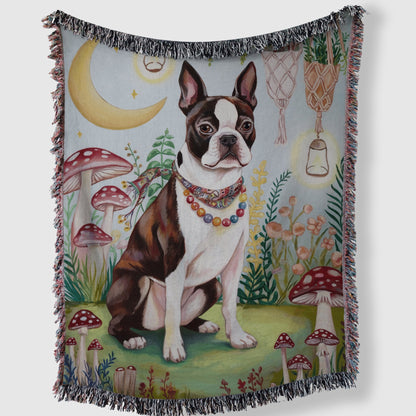 Boho Boston Terrier Blanket - The Pawsitive Initiative