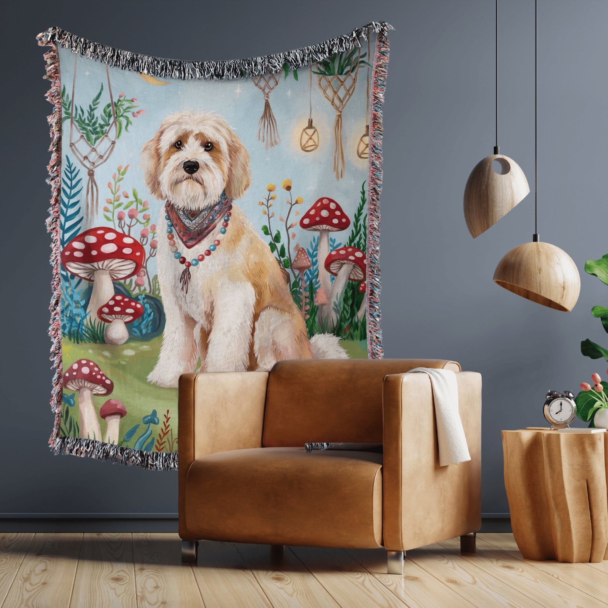 Boho Cavapoo Blanket - The Pawsitive Initiative